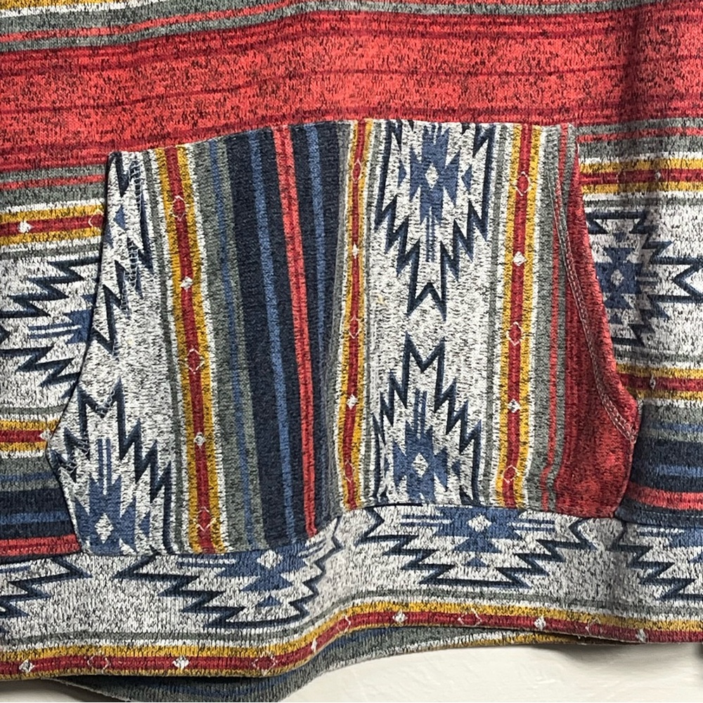 Brooklyn Cloth Multicolor Aztec Patterned hoodie … - image 3